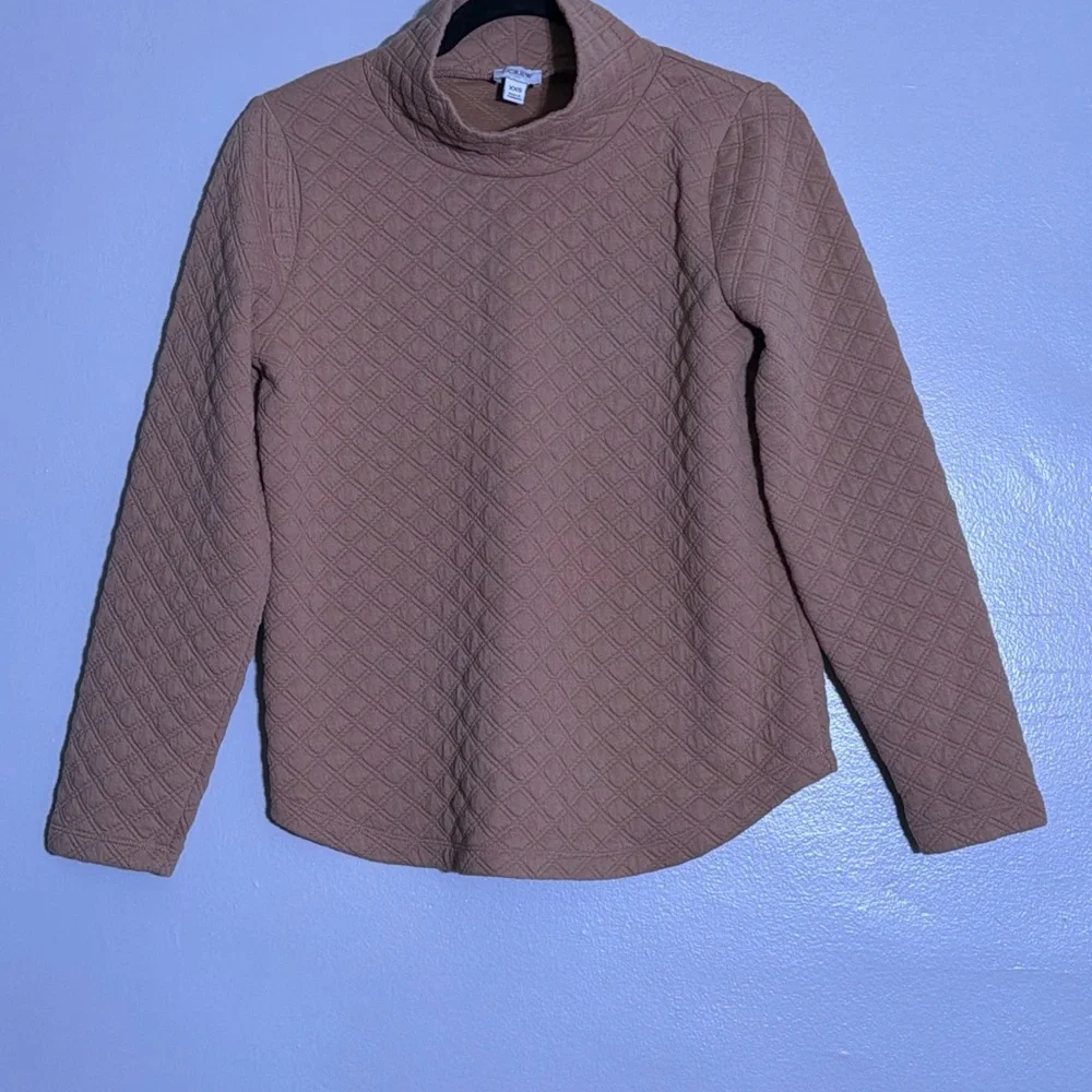 Padded Sweater Mock Neck J. Crew Factory for Women Size XXS - Picture 2 of 6